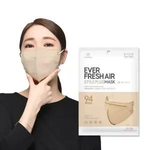KF94 에버프레쉬 에어 스타일플러스 새부리형 컬러 마스크 (10매,20매,50매 / 대형,중형,소형)