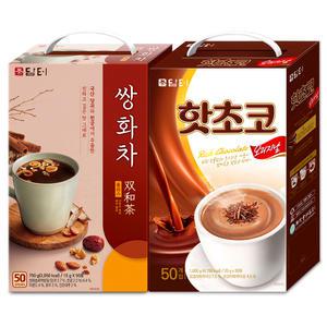 담터 쌍화차 50T +  핫초코 50T
