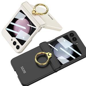 [아미크]갤럭시 Z플립 6 5 4 3 풀커버 메탈 링 홀더 힌지보호 케이스 제트 지 플립 커버