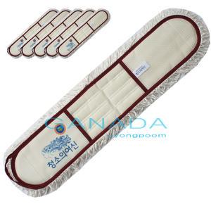 한얼 청소의여신 왁스맙-5개 대걸레 학교 빌딜 카페 강당 공장 급식실 바닥청소 먼지제거 왁스작업 도포