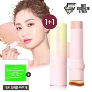 [톤업커버선스틱]조성아 피치톤 커버스틱 TX 2개+증정