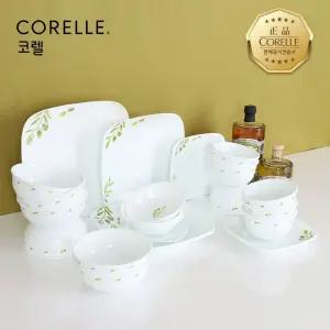 갤러리아 코렐 올리브가든 사각 6인 24P 홈세트