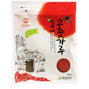 풀잎새 임가네 국산 특 고춧가루 100g 김치 김치용 굵은입자 고추가루 이강산닷컴