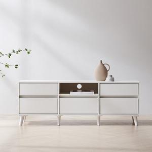 [보루네오하우스]마르체 이든 1500 5단서랍 TV다이 높은 거실장 BKC743C