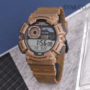 WS-1500H-5A 카시오 스포티 디자인 남성 디지털 우레탄 군인 시계 c153