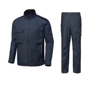 티뷰크 마크 TJS-1301J/P 신축성 청지 스판 작업복 근무복 단체복 현장복