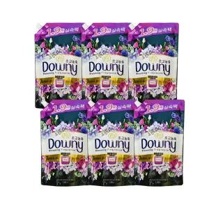 다우니 생화향기 고농축 섬유유연제 미스티크 리필 1.35L x6개