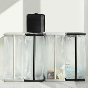 재활용 봉투 가정용 분리수거통 사무실 쓰레기봉투 거치대 뚜껑형