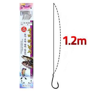 농어 민어 광어 생미끼 외수질 묶음 바늘 카드 채비 우럭 백조기 수조기