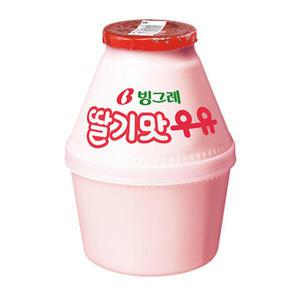 빙그레 딸기맛 우유 240ml 24개