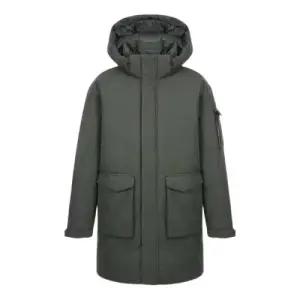 [마운티아] 재고정리 남성 겨울 중기장 헤비 씨에나다운자켓 3 1MQJDW3006-DH