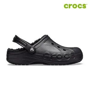 [크록스][크록스 정품] 바야 라인드 클로그 공용 털샌들 205969-060