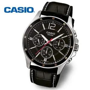 [정품] CASIO 카시오 MTP-1374L-1A 남성 정장 가죽시계
