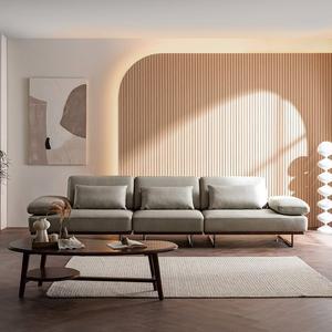 [다우닝]클라임 원목 4인 리프트업 전체 천연가죽 소파