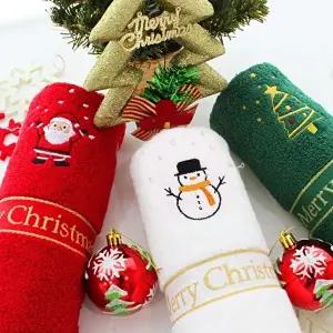 [송월]송월타올 크리스마스 성탄절 타올 타월 수건 선물 1매