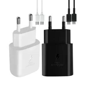 삼성 정품 25W C타입 핸드폰 고속 초고속 충전기 CtoC충전기 고속충전케이블 포함  케이블단선방지 포함