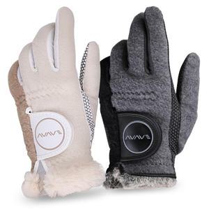 [AVAVE] 어베이브 파스텔 투톤 겨울용 방한 양손 골프장갑