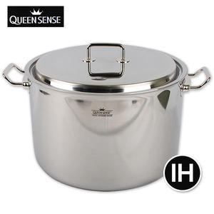 국산 세신퀸센스 통3중IH 플레쉬점보 대용량 스텐곰솥 대곰통 삼계탕냄비 스텐레스 모든열원