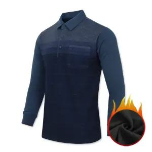 중년남성티셔츠 기모 카라티 긴팔 아빠옷 상의 겨울