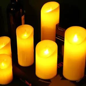가짜 라이트 촛불 양초 건전지 무드등 실내 장식