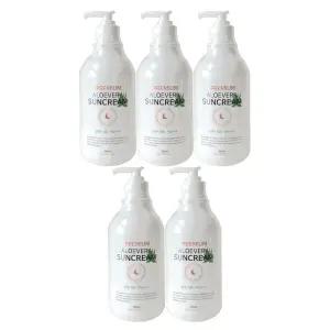 닥터문 알로에베라 선크림 500ml(SPF50+) x 5개 / 써클