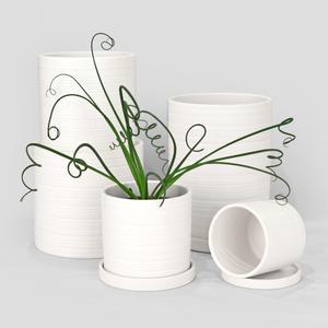 엔더슨 라인 세라믹화분 받침세트