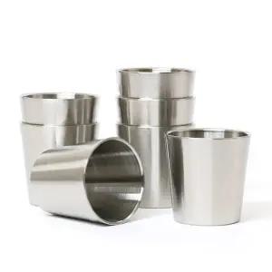 국산 이중 진공 스텐물컵 5P 스텐컵 양치컵