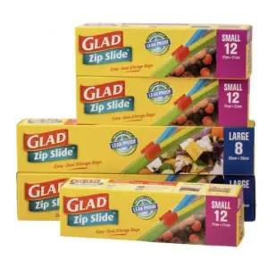 [BEST] 글래드 이정현 매직백 슬라이드 지퍼백 혼합 5개 세트 (52매)