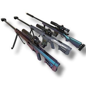 2FAC 너프건 초대형 M24 BARRET 바렛 저격총 스나이퍼 탄피배출 15배율 스코프