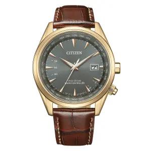 본사AS가능 시티즌 라디오컨트롤 CB0273-11H 에코드라이브 남성가죽시계