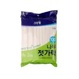 크린 N 일회용 나무젓가락 100개입