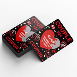 19+커플복권 카드 긁는 성인 이색 미션게임 연인