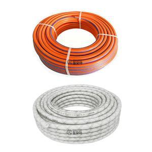 국산 LPG LNG 가스호스 1롤 30M 50M 가정용 상업용 공업용 작업용 액화석유 도시 가스 연결 호수 줄 반도 밴드 밸브