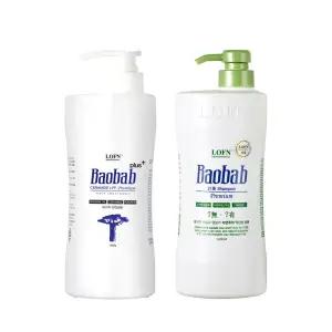 로픈 바오밥 LPP 국민 트리트먼트 플러스 1000ml + 건성샴푸 1000ml