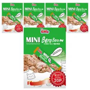 더캣츠 미니 베로베로 파우치 20개입 연어 200g 5개