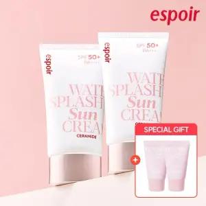 [에스쁘아] [2개] 워터 스플래쉬 선크림 세라마이드 기획세트