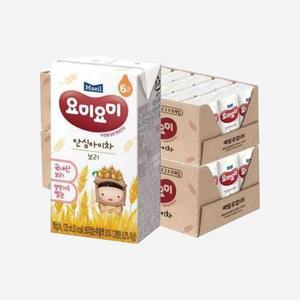 [엘루맘] 요미요미 안심아이차 보리 125ml 48팩