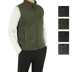 [인코디아웃도어]겨울 남성 베이직 후리스 조끼 아웃도어 작업복조끼 VWWF-N40