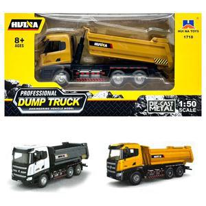 [아이산업]-1/50 HUINA 메탈 중장비 덤프트럭 NO.1718(색상랜덤)
