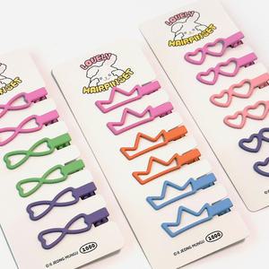 조선문방구 러블리헤어핀6색세트