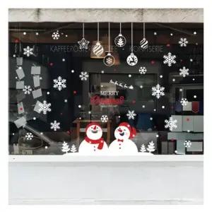 환타스틱스 모던스티커 눈사람 커플 B1HI-6005L 그래픽스티커 커피 화분 꾸미기 나무 인테리어스티커 겨울