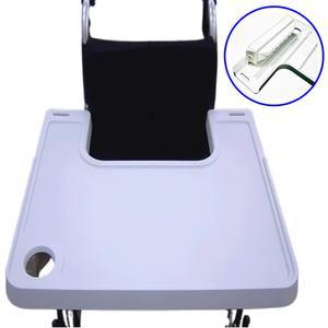 타임로드 휠체어테이블 다용도 휠체어식탁 경량 이동식 간편한 탈부착 ABS재질 컵홀더 경량식판