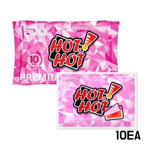 핫앤핫 핫팩 붙이는 프리미엄 파스형 핫팩 50g 10매입