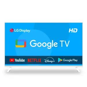 이브이 32인치 81cm HD 스마트 구글TV 화이트 LG패널 에너지효율 1등급