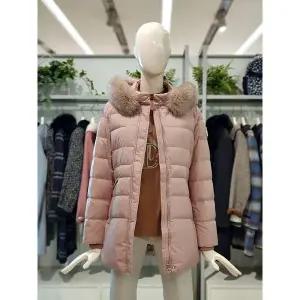 갤러리아 크로커다일레이디 후드탈부착 폭스퍼 덕다운 패딩점퍼 CLDWDW106