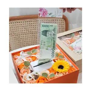용돈 박스 상자 돈 꽃다발 선물 돈나오는 플라워 카네이션 이벤트 생일 어버이날 쇼핑백증정