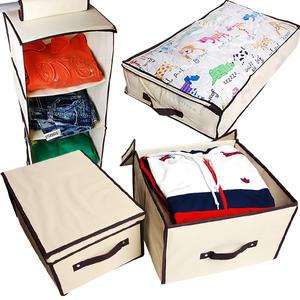 부직포 수납함/리빙박스 정리함 보관함 공간박스/옷 이불 수납/속옷 양말 정리