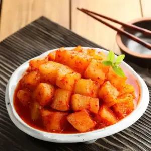 [여수사나이] 깍두기 1kg 국내산 김치 당일생산