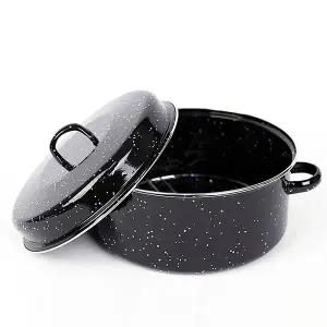 퀸센스 고구마 직화 냄비 옥수수 군밤 견고한 법랑