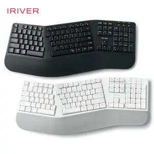 아이리버 인체공학 무소음 무선 블루투스 키보드 EQwear-ERGO WAVE EW3